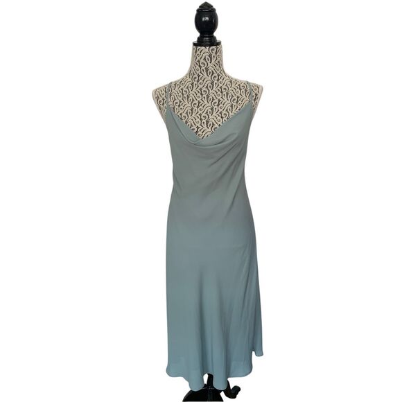 Show Me Your Mumu Verona Cowl Neck Slip Dress Deep Sage Size S - Picture 4 of 12